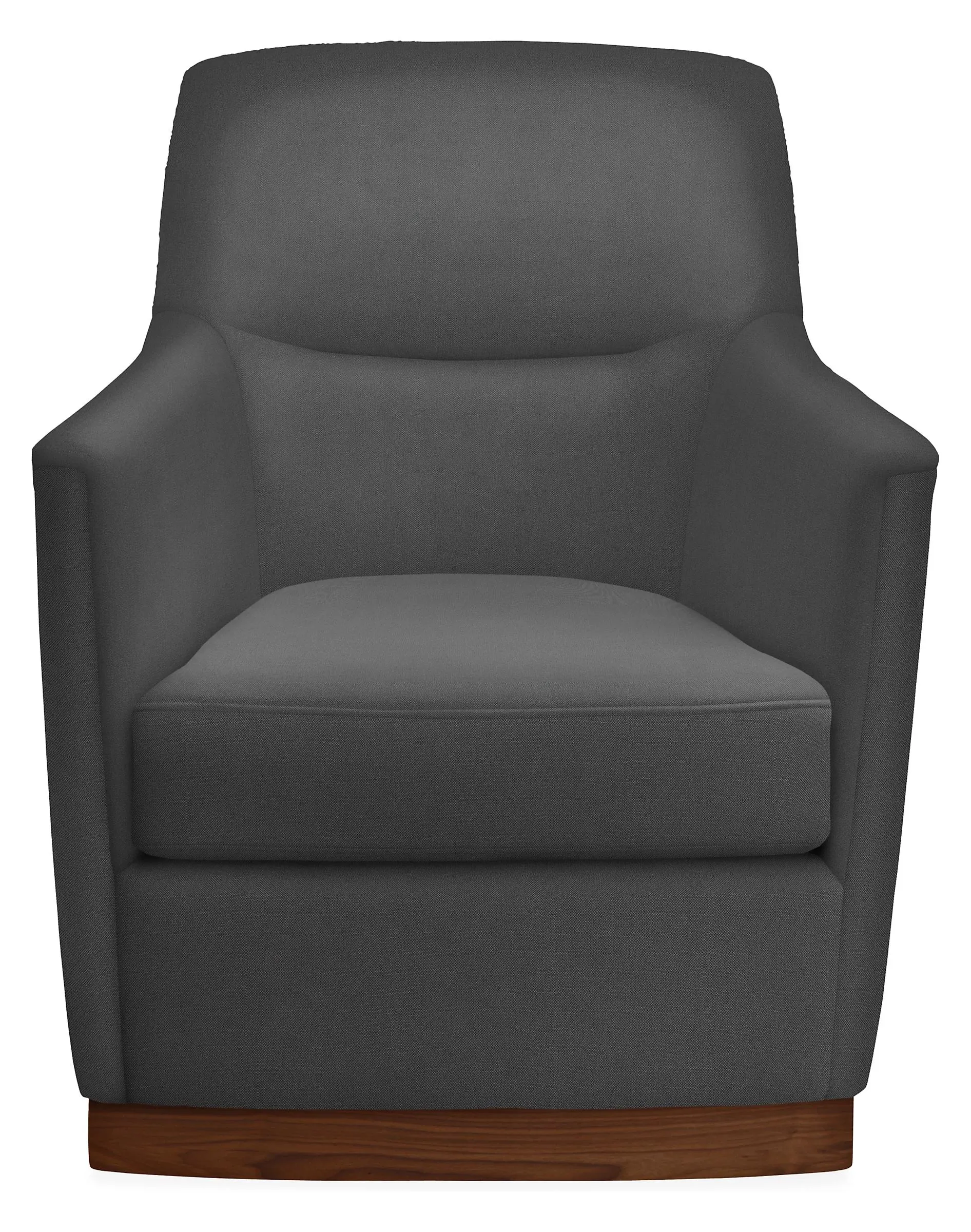 Markus Chair in Dawson Ash with Walnut Base