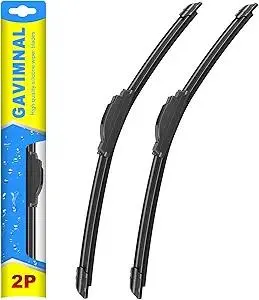 24"+24" Silicone Wiper Blades Replacement For Dodge Ram 1500 2002-2008, 2500 2003-2008, 3500 2003-2008, 1500 2019-2023, All-Season Front Windshield Wiper Blades (Set of 2)