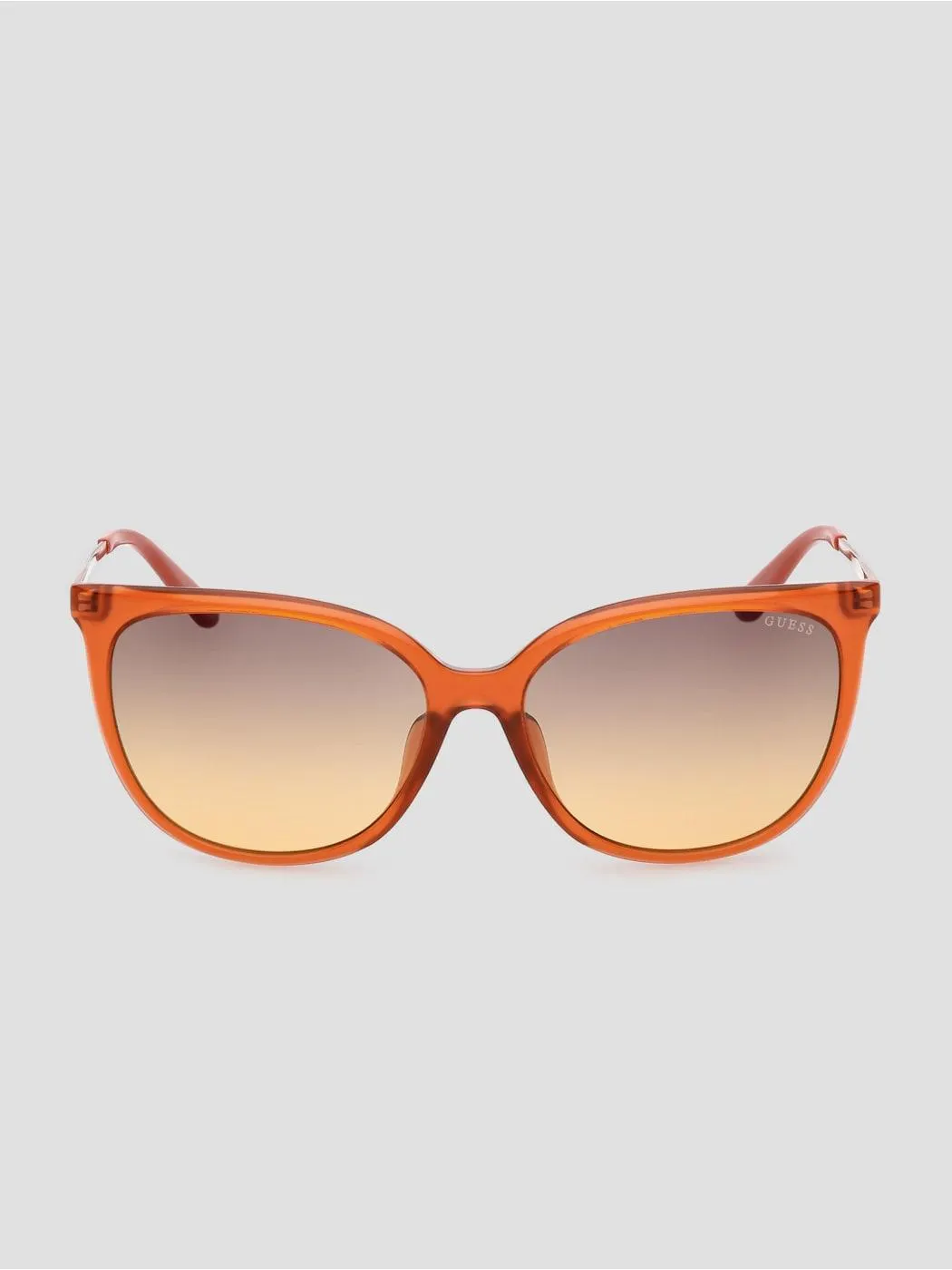 Plastic Round Cat-Eye Sunglasses