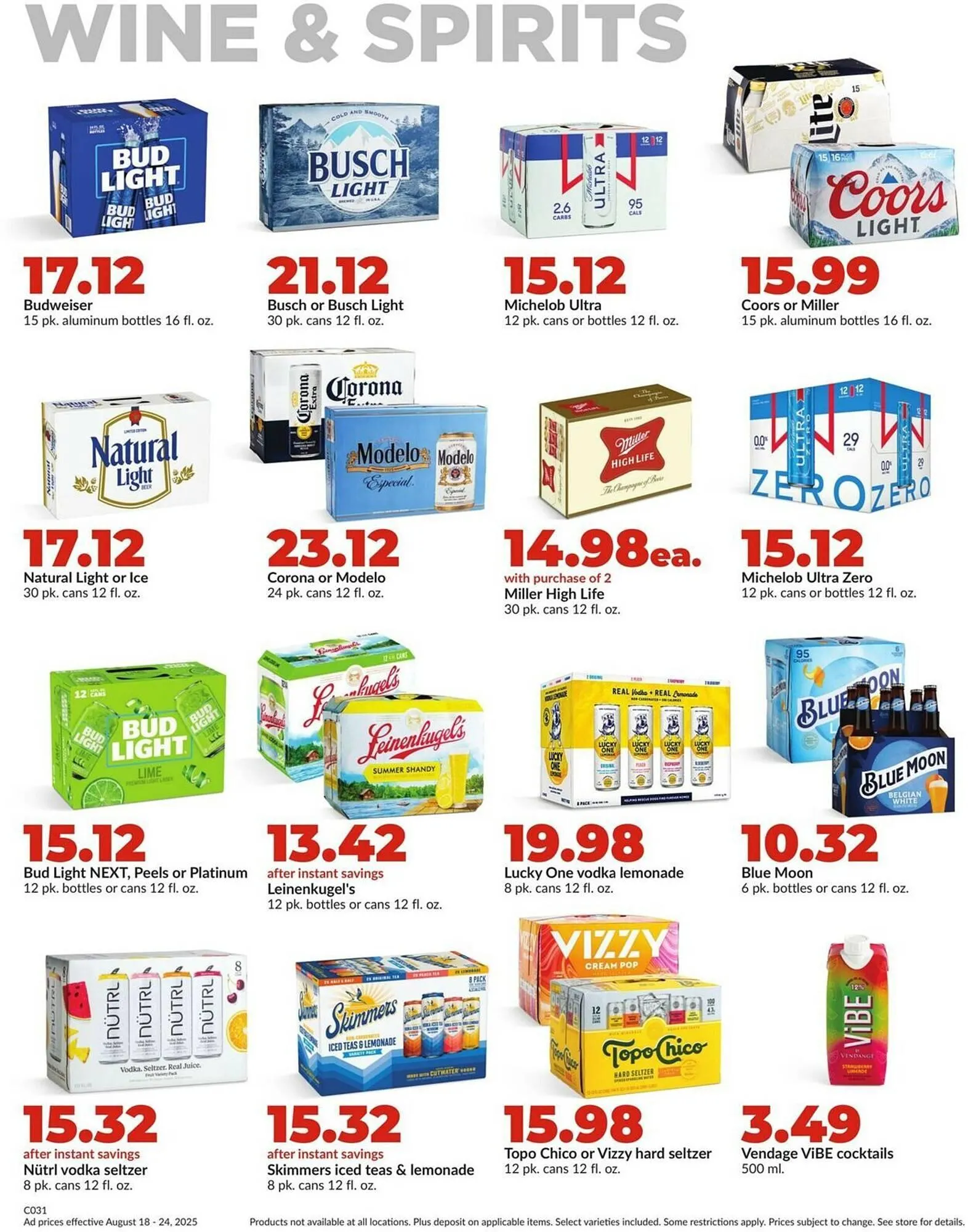 Weekly ad Hy-Vee Weekly Ad from August 18 to August 24 2025 - Page 39