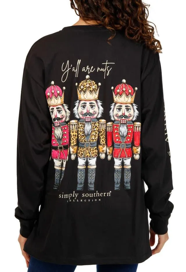 Simply Southern Juniors Long Sleeve Nutcracker Top