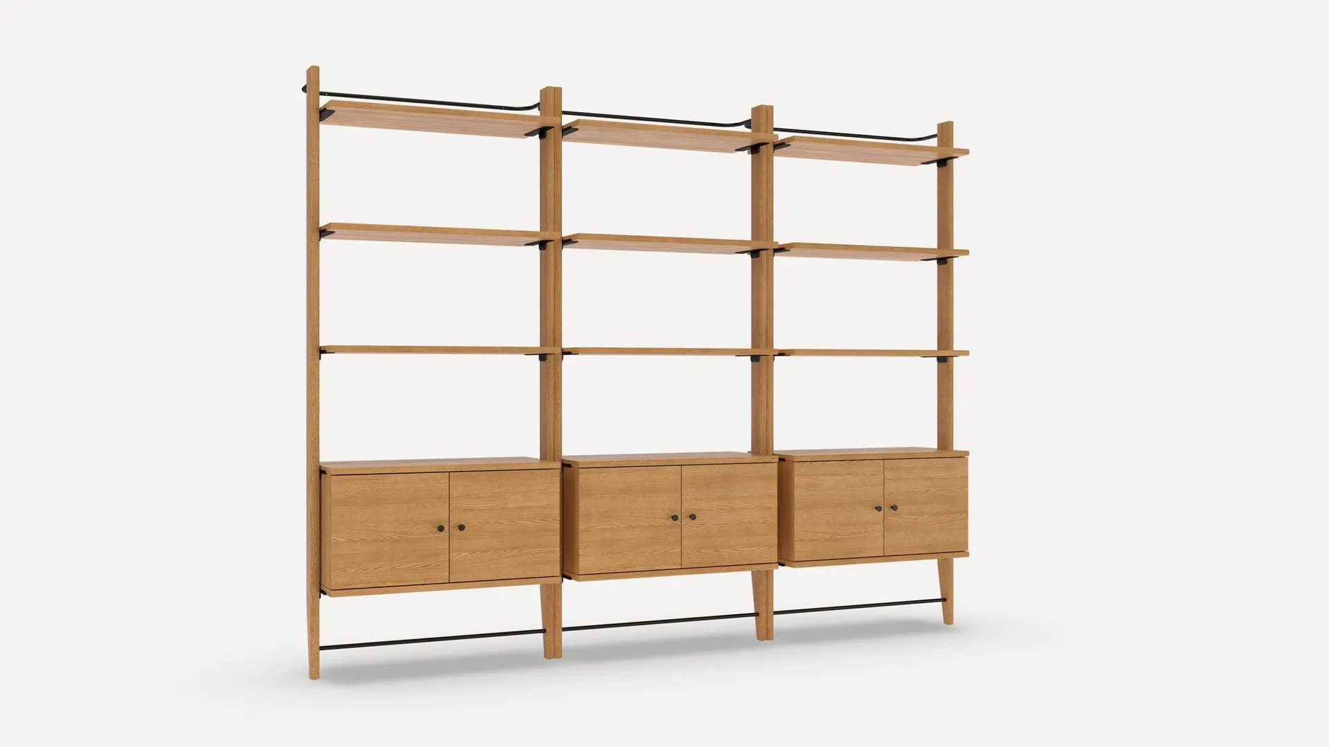 Title Triple Storage Bookshelf