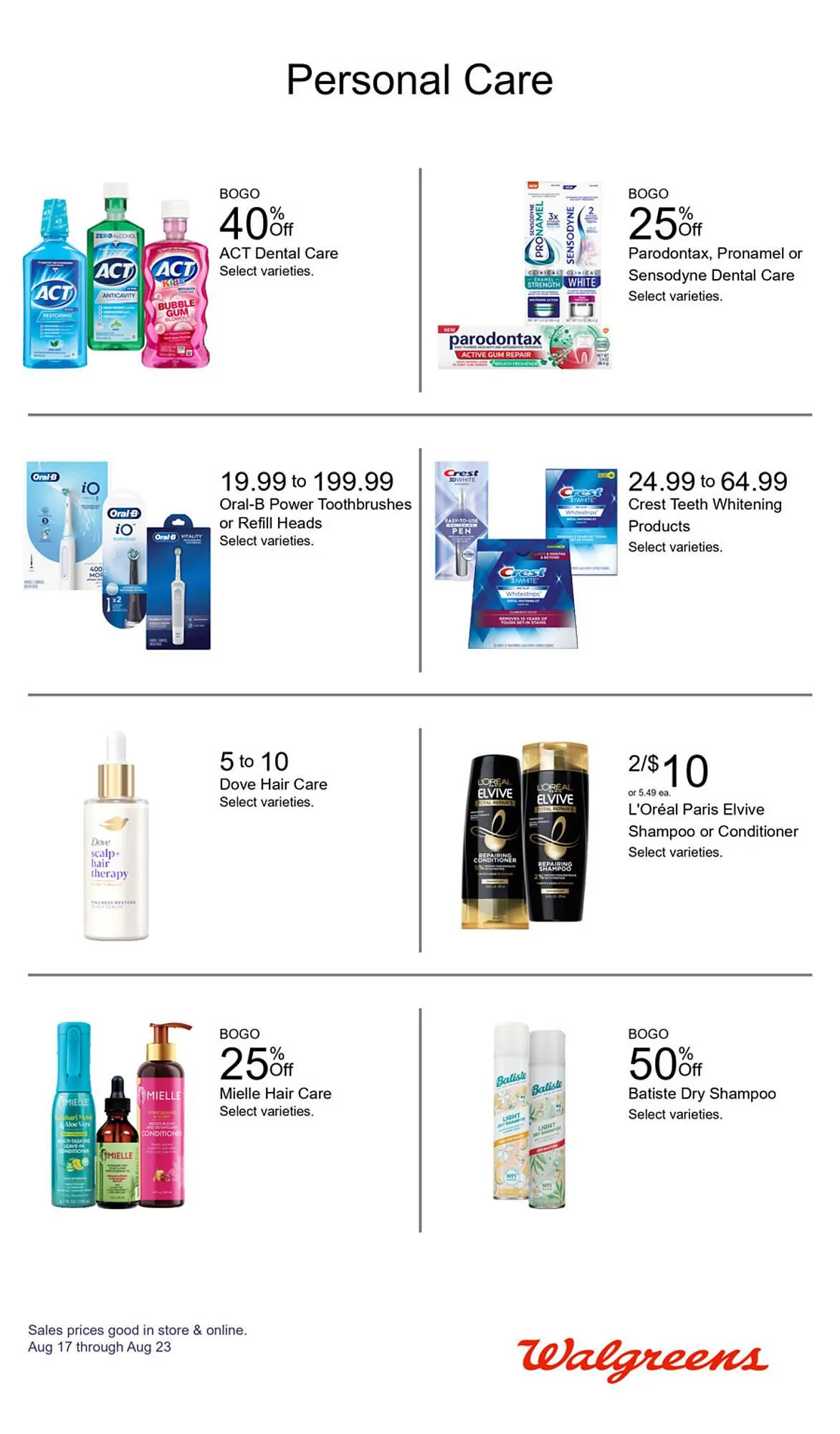 Weekly ad Walgreens Weekly Ad from August 17 to August 23 2025 - Page 20
