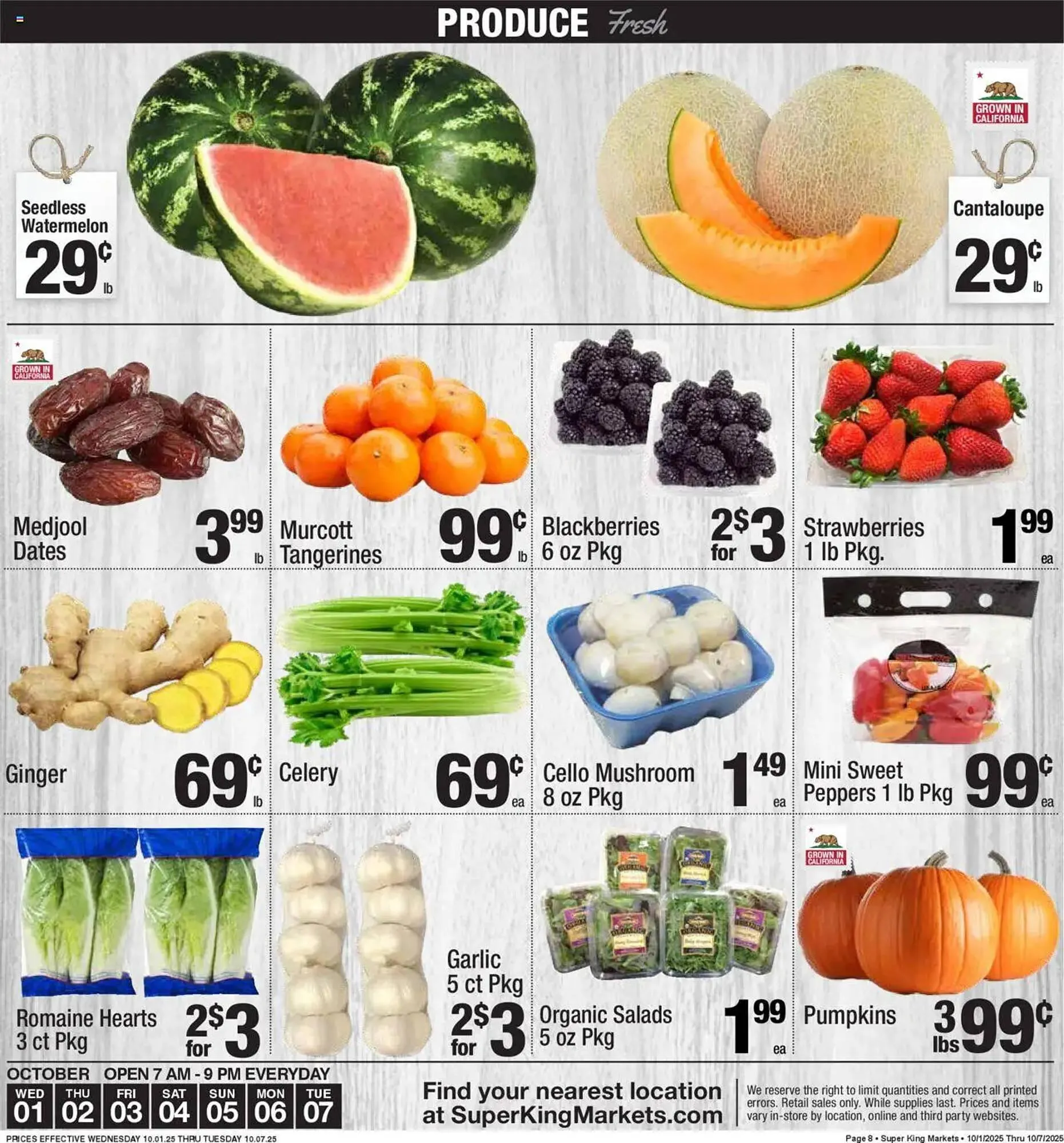 Weekly ad Super King Markets weekly ad from October 1 to October 8 2025 - Page 8