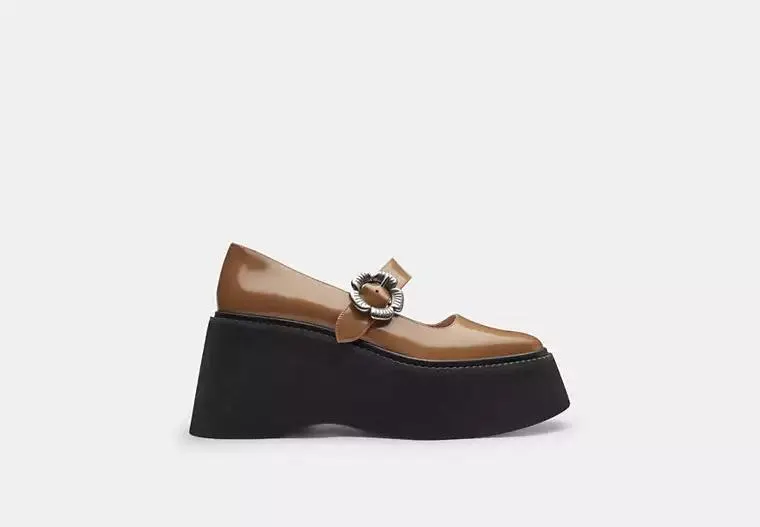 Tea Rose Platform Mary Jane