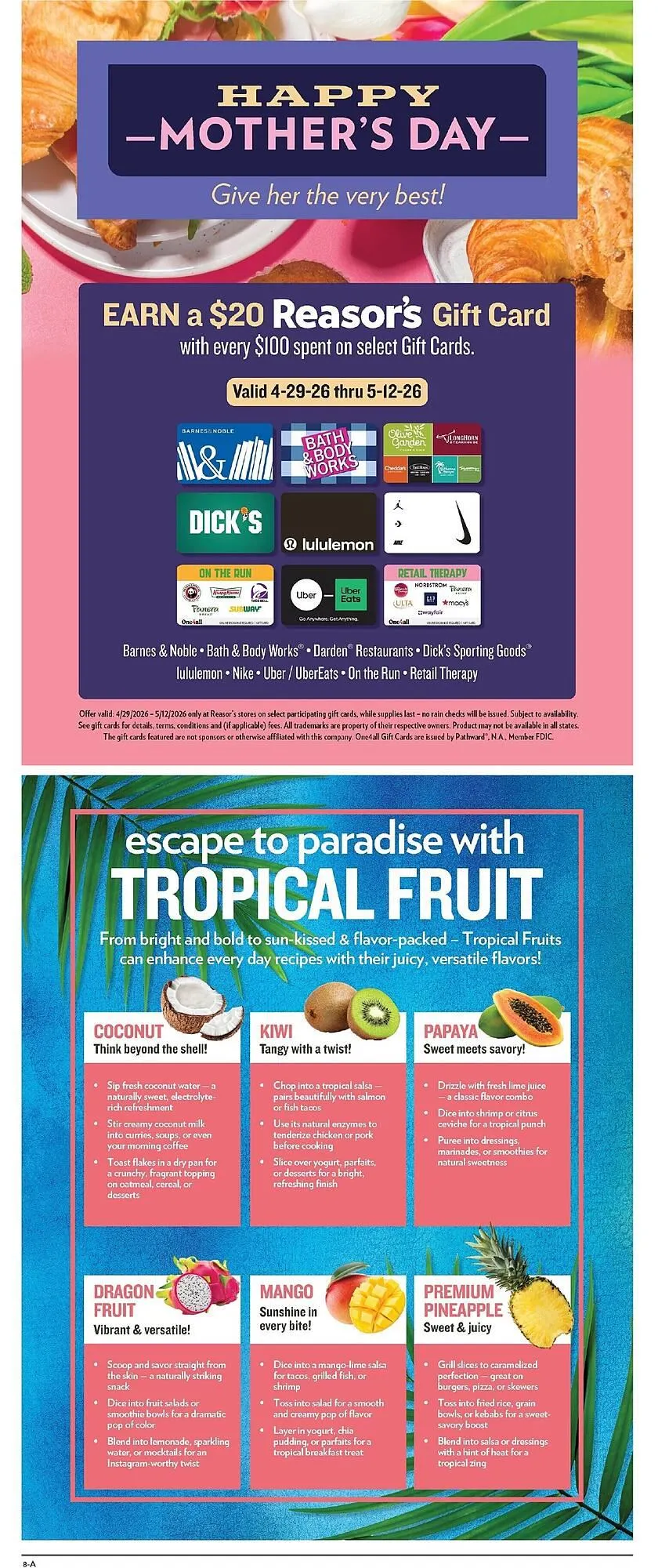 Weekly promotion Reasors weekly ad spanning from April 29 to May 5 2026 - Page 8 for Catalogue 365