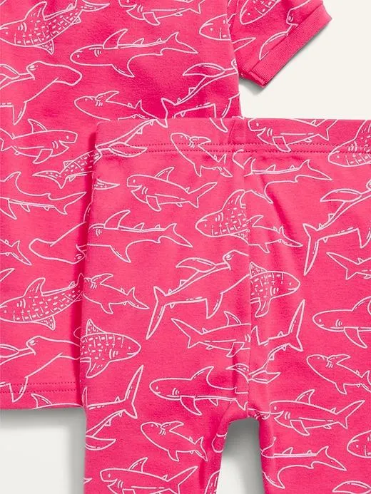 Unisex Graphic Snug-Fit Pajama Set for Toddler & Baby