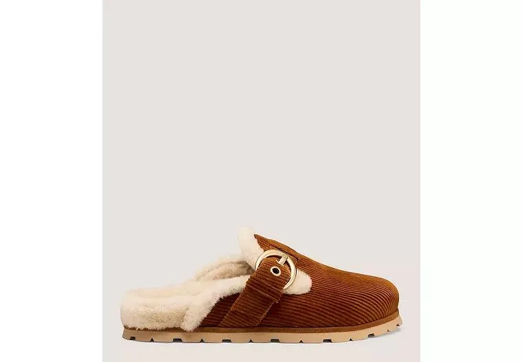 CHRYSTIE SHEARLING MULE