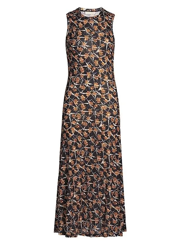 Orla Floral Tank Midi-Dress