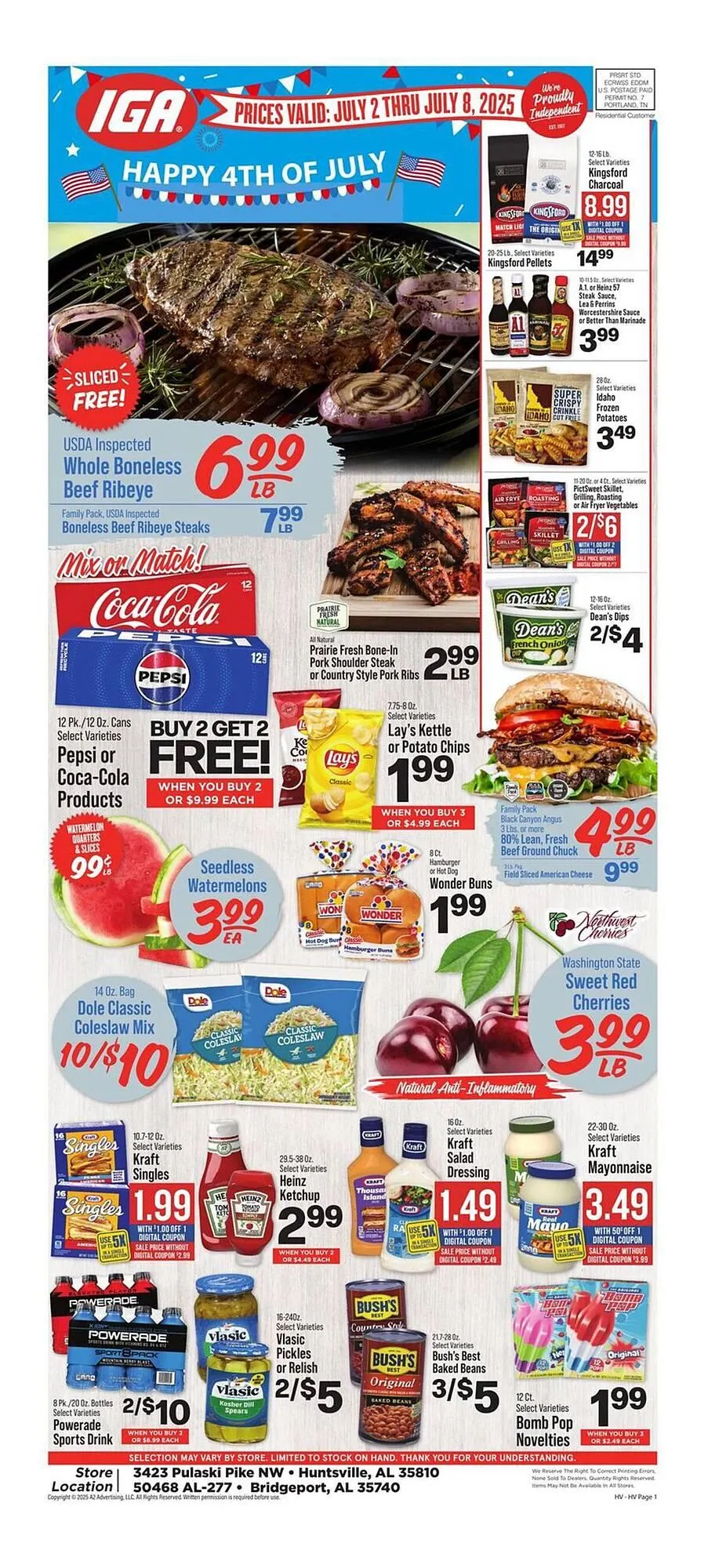 Weekly ad IGA Weekly Ad from July 2 to July 8 2025 - Page 1