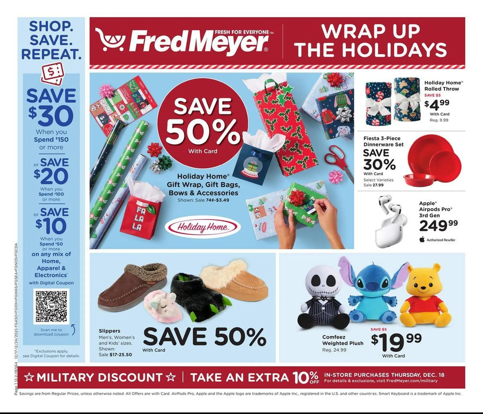 Weekly ad Fred Meyer weekly ad from December 17 to December 24 2025 - Page 1