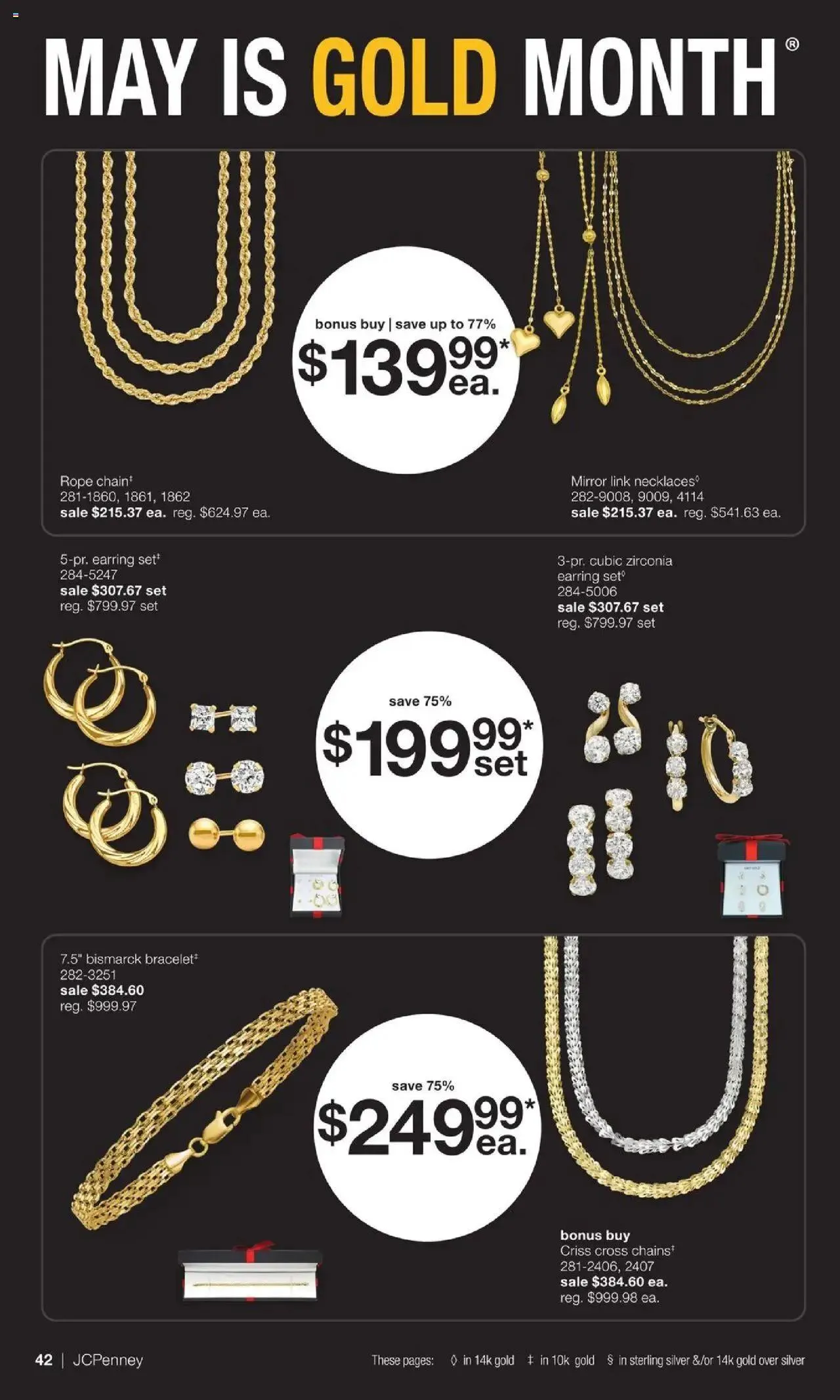 Weekly ad JCPenney Mother’s Day Jewelry Sale from April 10 to May 14 2025 - Page 40
