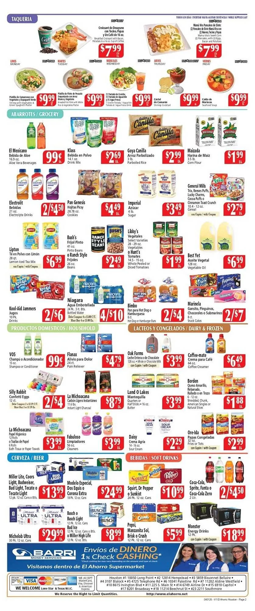 Weekly ad El Ahorro weekly ad from April 1 to April 7 2026 - Page 2
