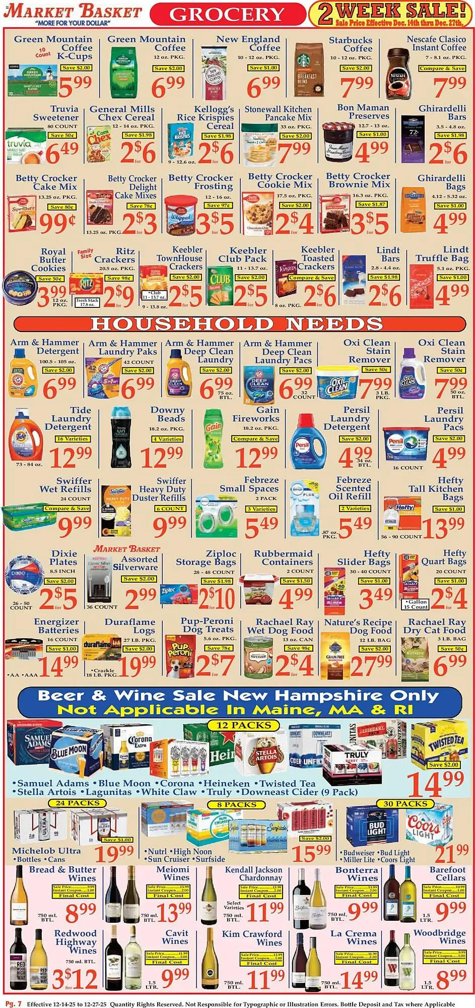 Weekly ad Market Basket weekly ad from December 14 to December 27 2025 - Page 7