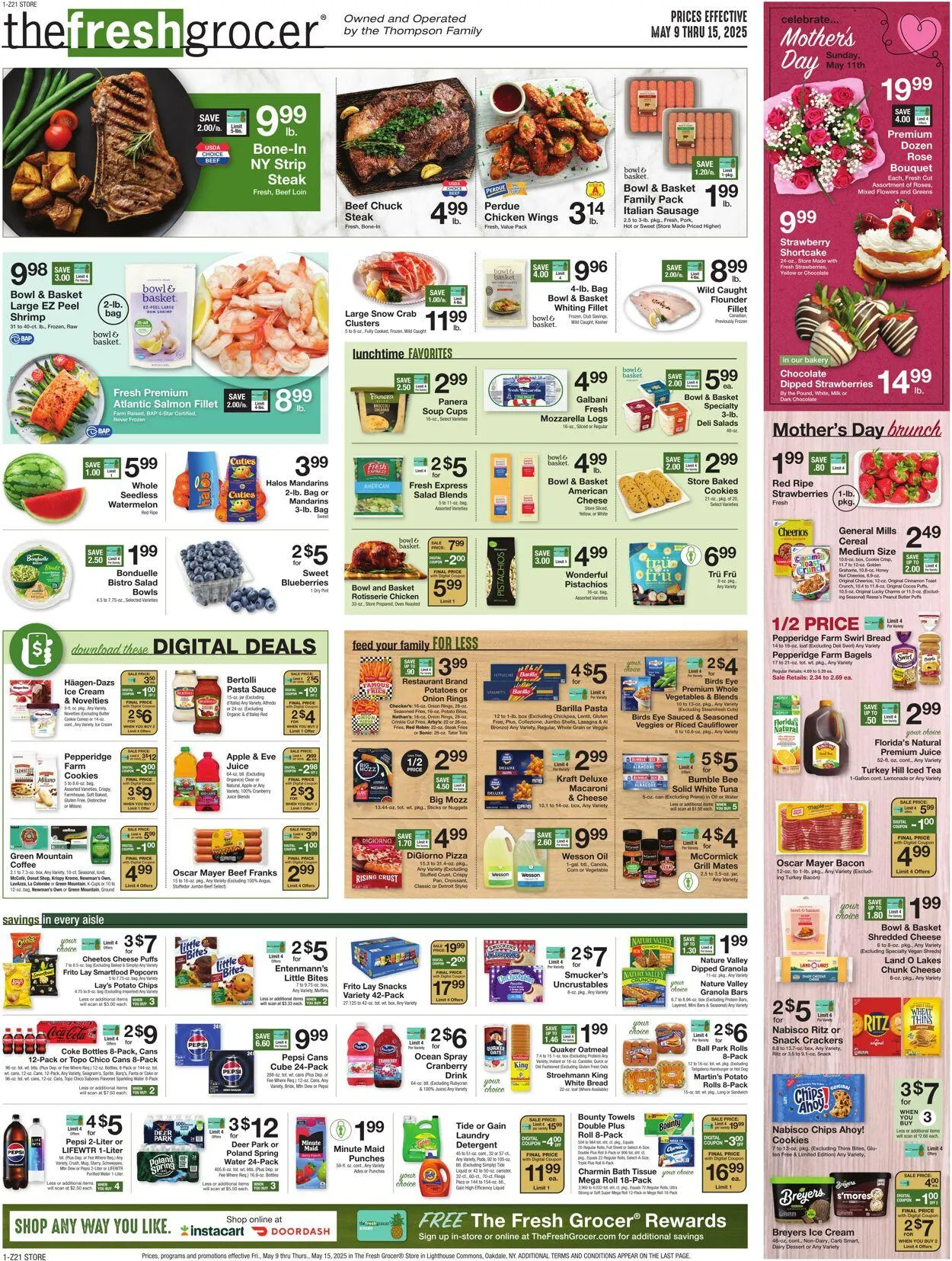 Weekly ad Gerrity's Supermarkets Current weekly ad from May 8 to May 15 2025 - Page 1