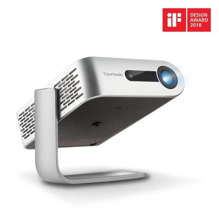 M1+-2 - Portable LED Projector with Harman Kardon Bluetooth Speakers, USB C, Wi-Fi