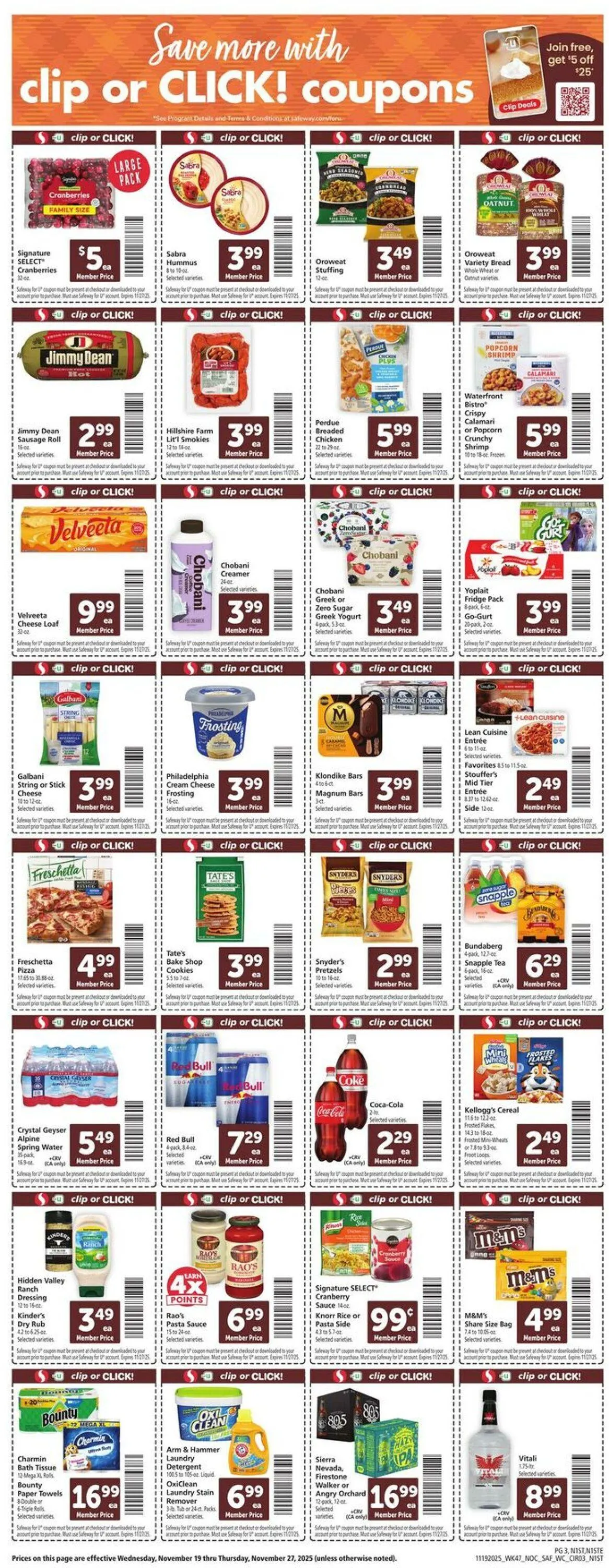 Weekly ad Safeway Current weekly ad from November 19 to November 27 2025 - Page 5