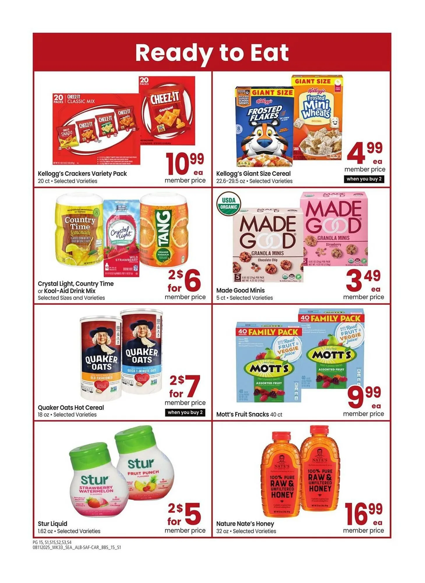 Weekly ad Albertsons Weekly Ad from August 11 to September 7 2025 - Page 15