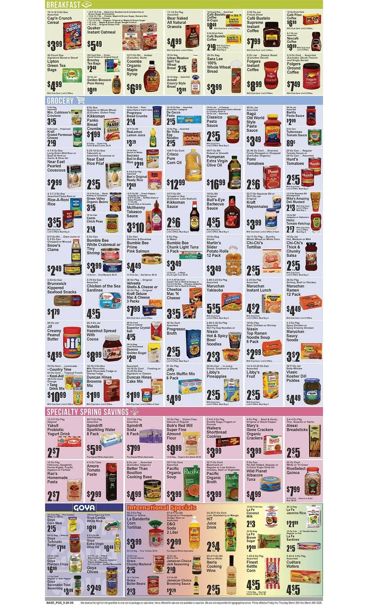 Weekly ad Food Universe circular from March 20 to March 26 2026 - Page 6