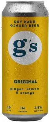 G's Original Dry Hard Ginger Beer