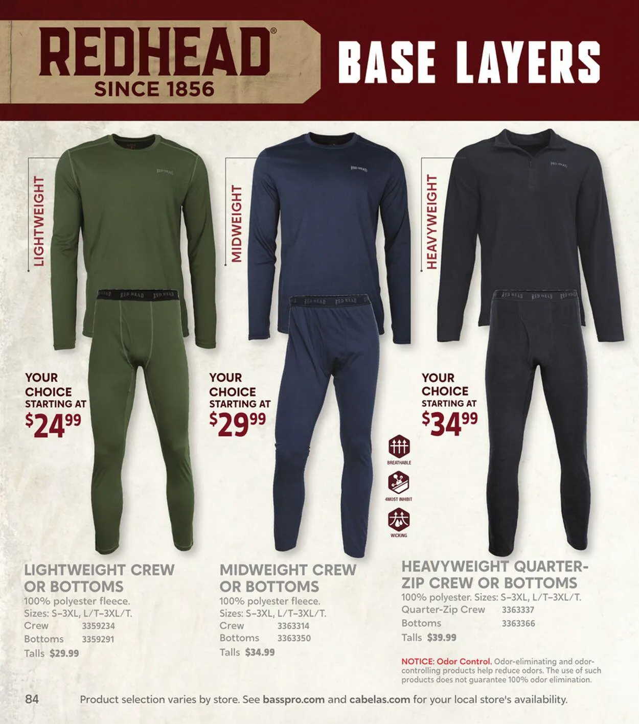 Weekly promotion Cabela's Current weekly ad spanning from November 30 to December 14 2025 - Page 84 for Catalogue 365