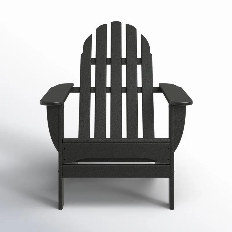 Black POLYWOOD Classic Adirondack Chair