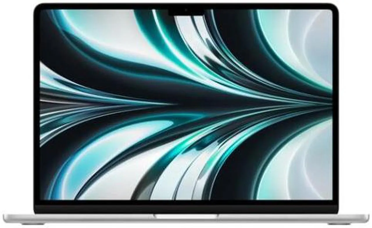 Apple MacBook Air Laptop Apple M2 8-Core CPU 8-Core GPU 8GB RAM 256GB SSD 13.3" Silver MLXW3LL/A (2022) - Very Good Condition
