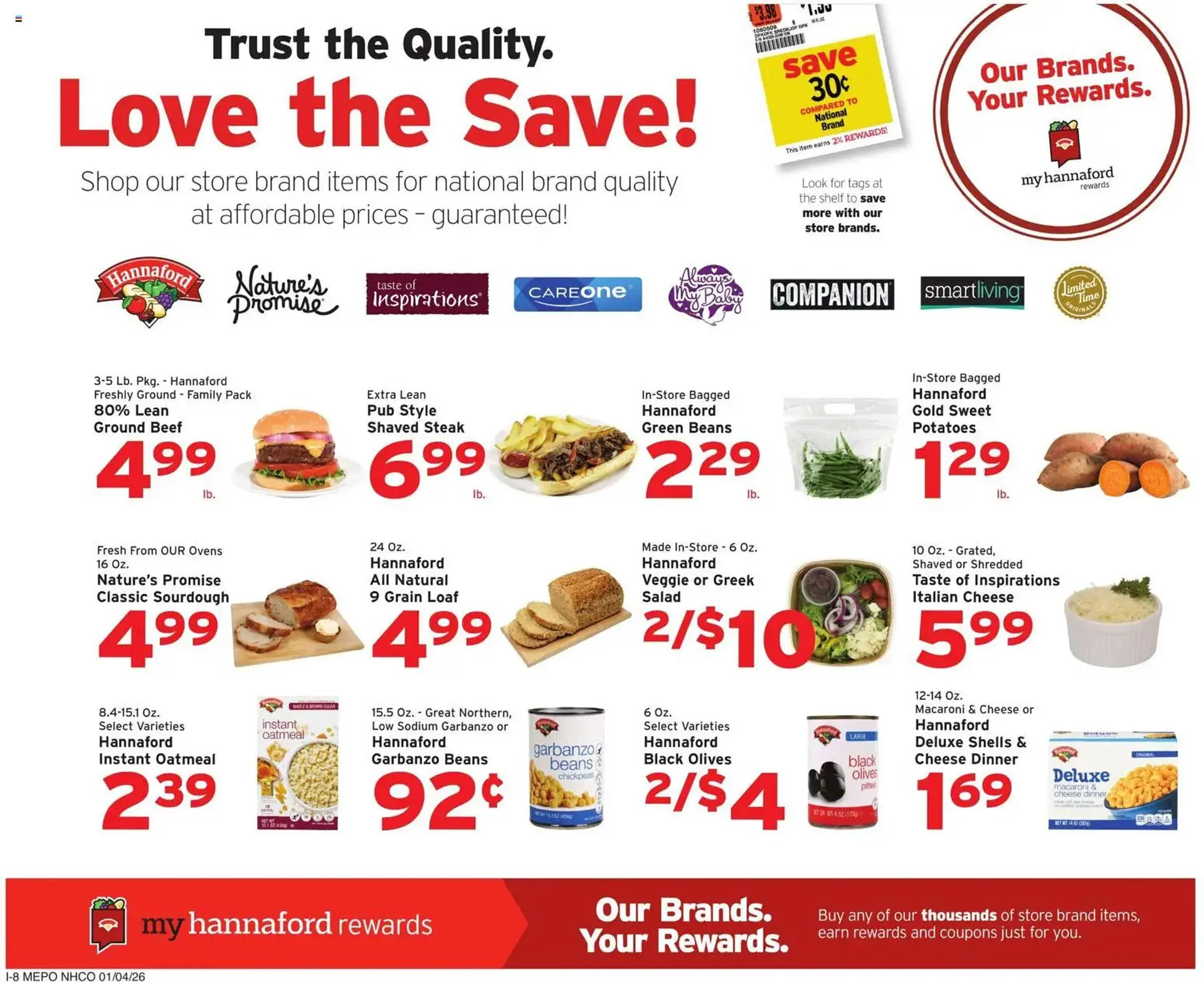 Weekly ad Hannaford flyer from January 4 to January 10 2026 - Page 16