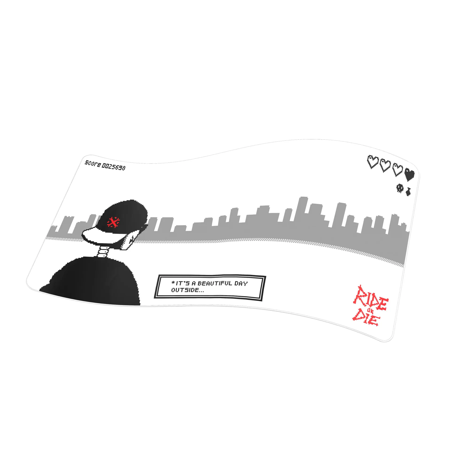 Oni Deskpad - Ride or Die White