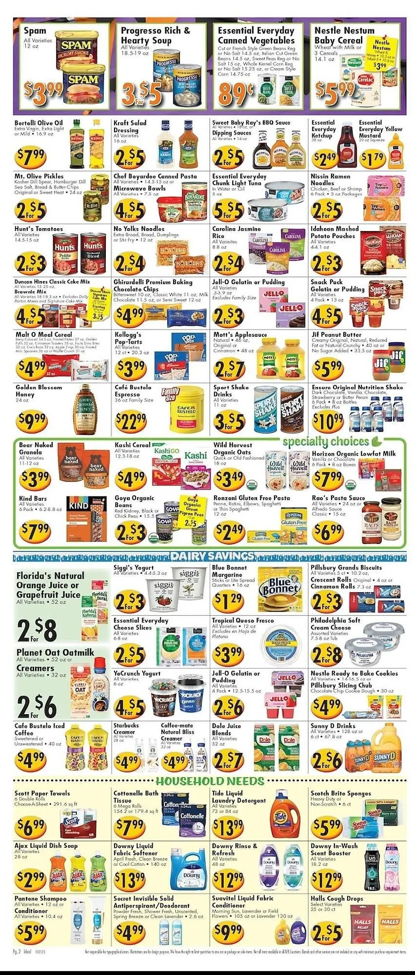 Weekly ad Ideal Food Basket circular from October 31 to November 6 2025 - Page 2