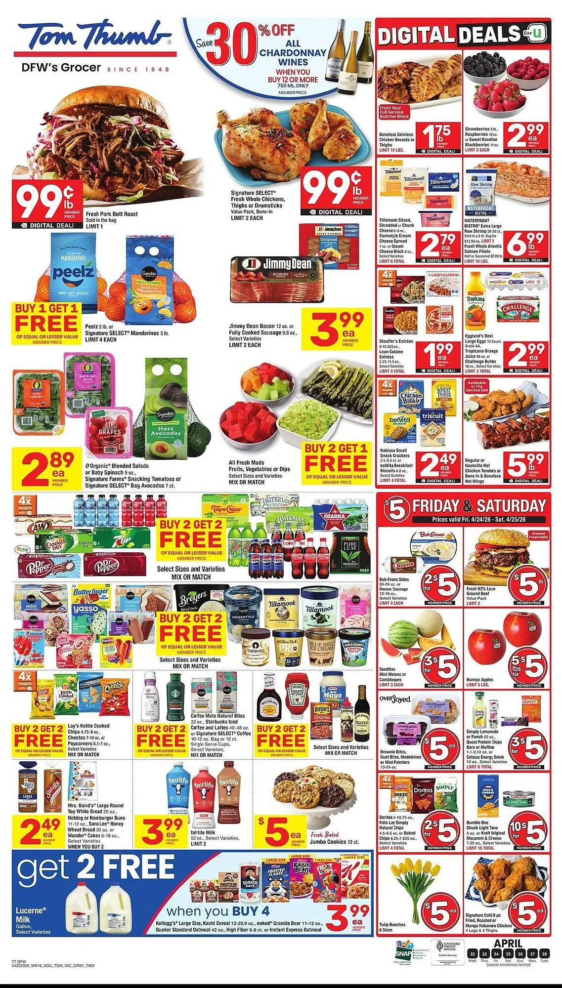 Tom Thumb weekly ad - 1