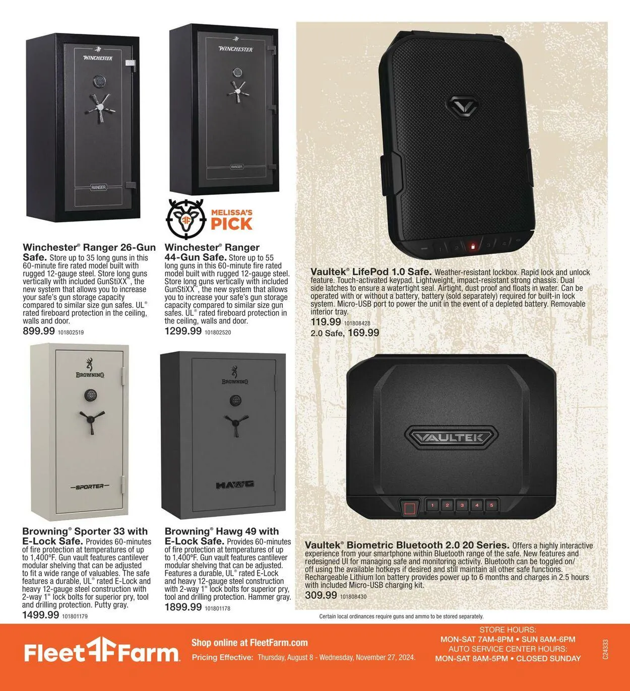 Weekly ad Mills Fleet Farm from August 8 to November 27 2024 - Page 116