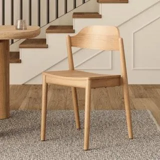 Sylvo Stackable Dining Chair - White Oak