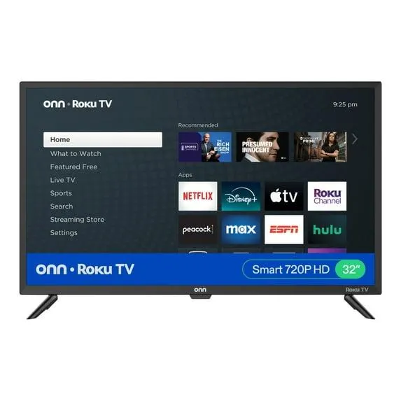 onn 32” Class HD (720P) LED Roku Smart Television (100012589)
