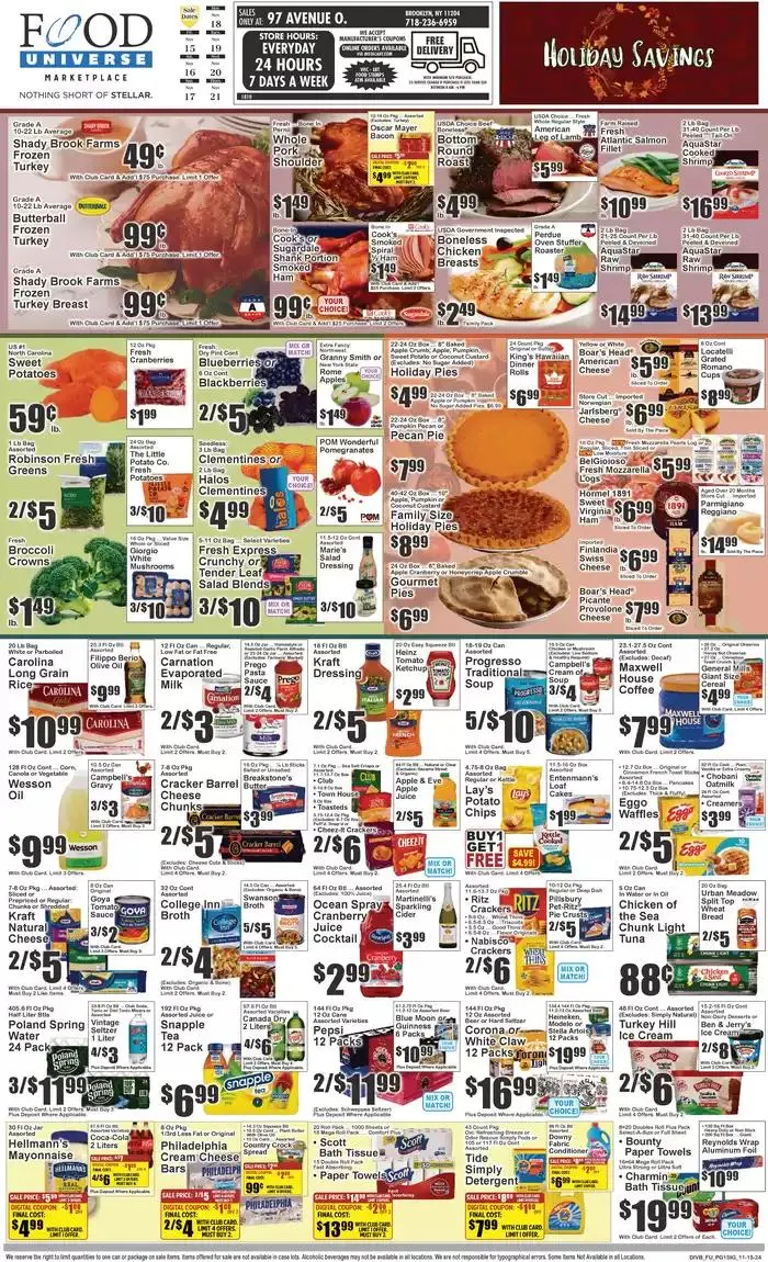 Weekly ad Top deals and discounts from November 15 to November 21 2024 - Page 1