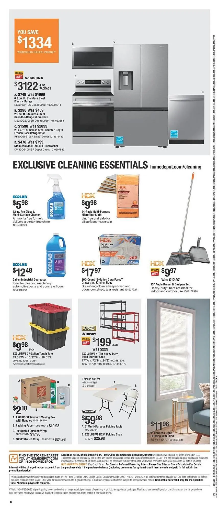 Weekly ad The Home Depot Weekly Ad from March 31 to April 7 2025 - Page 8