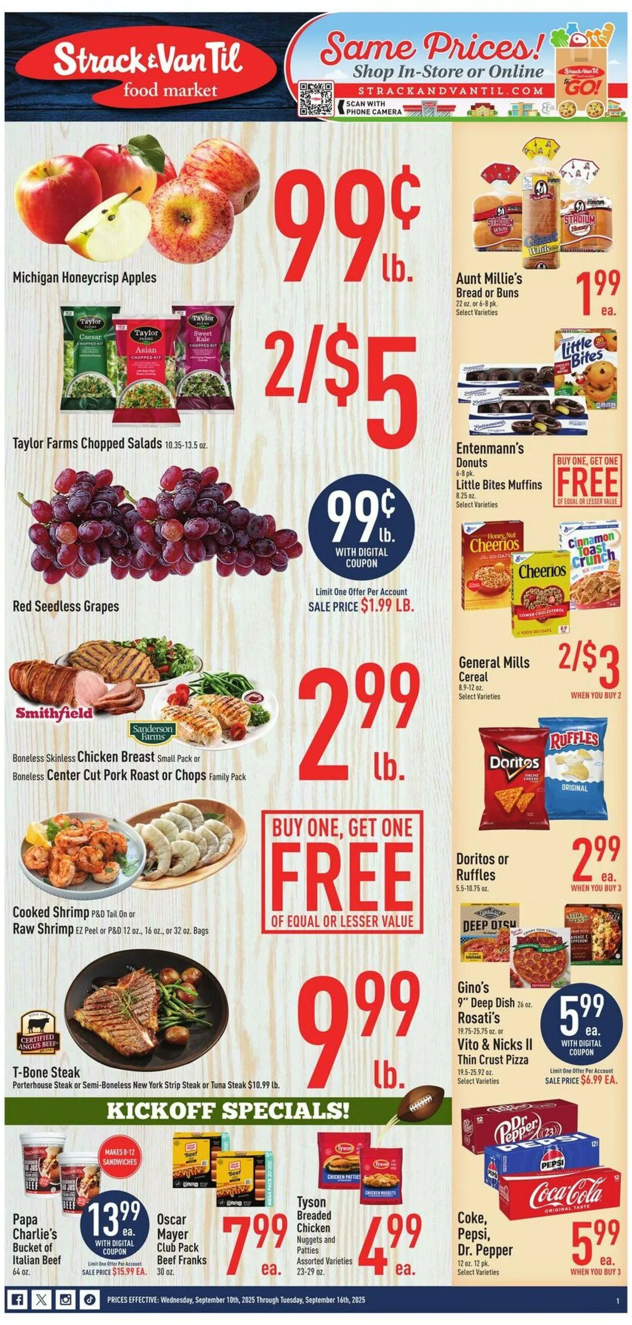 Weekly ad Strack & Van Til Current weekly ad from September 10 to September 16 2025 - Page 1