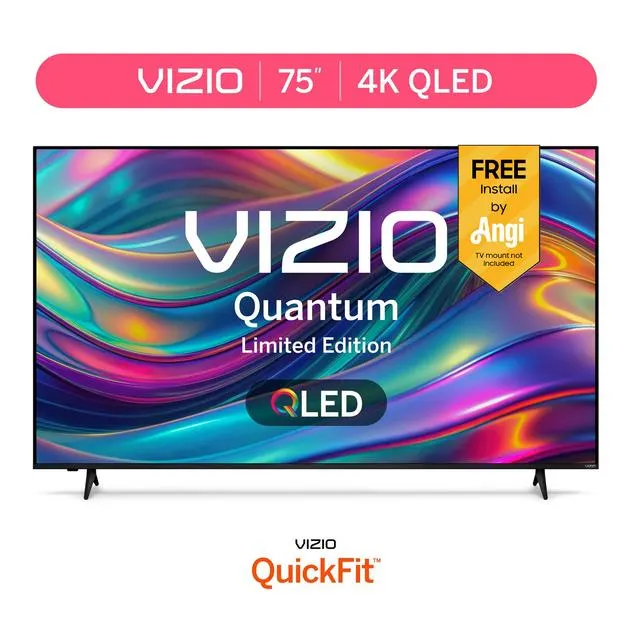 VIZIO 75" Class Quantum 4K QLED HDR Smart TV - M75Q6x-L4