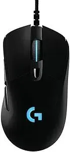 Logitech G403 Hero 25K Gaming Mouse, Lightsync RGB, Lightweight 87G+10G, Braided Cable, 25,600 DPI, Rubber Side Grips (Renewed)