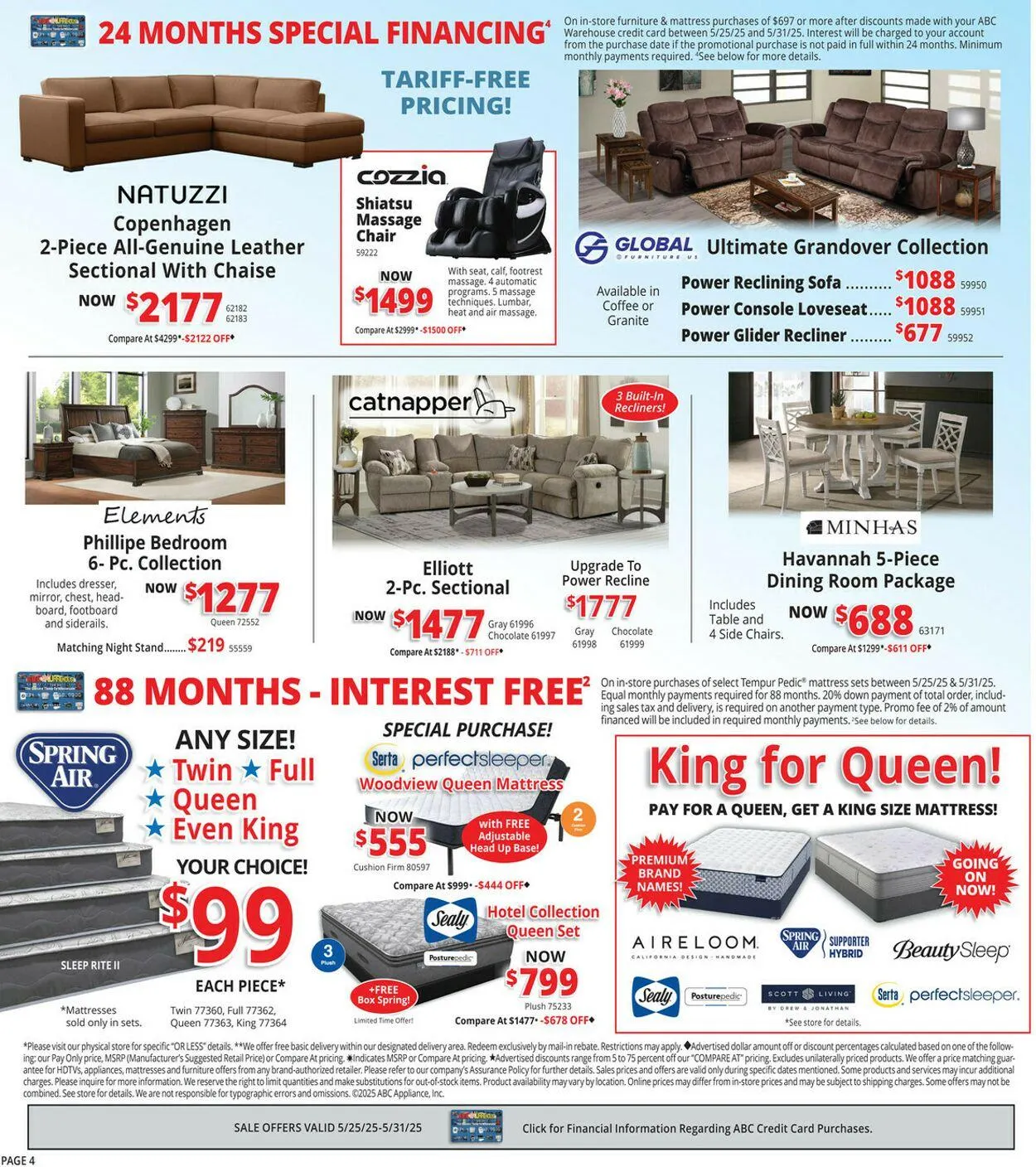 Weekly ad ABC Warehouse Current weekly ad from May 25 to May 31 2025 - Page 4