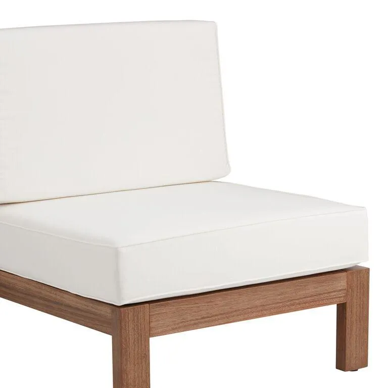 Sunbrella Segovia Outdoor Armless Chair Cushion Covers