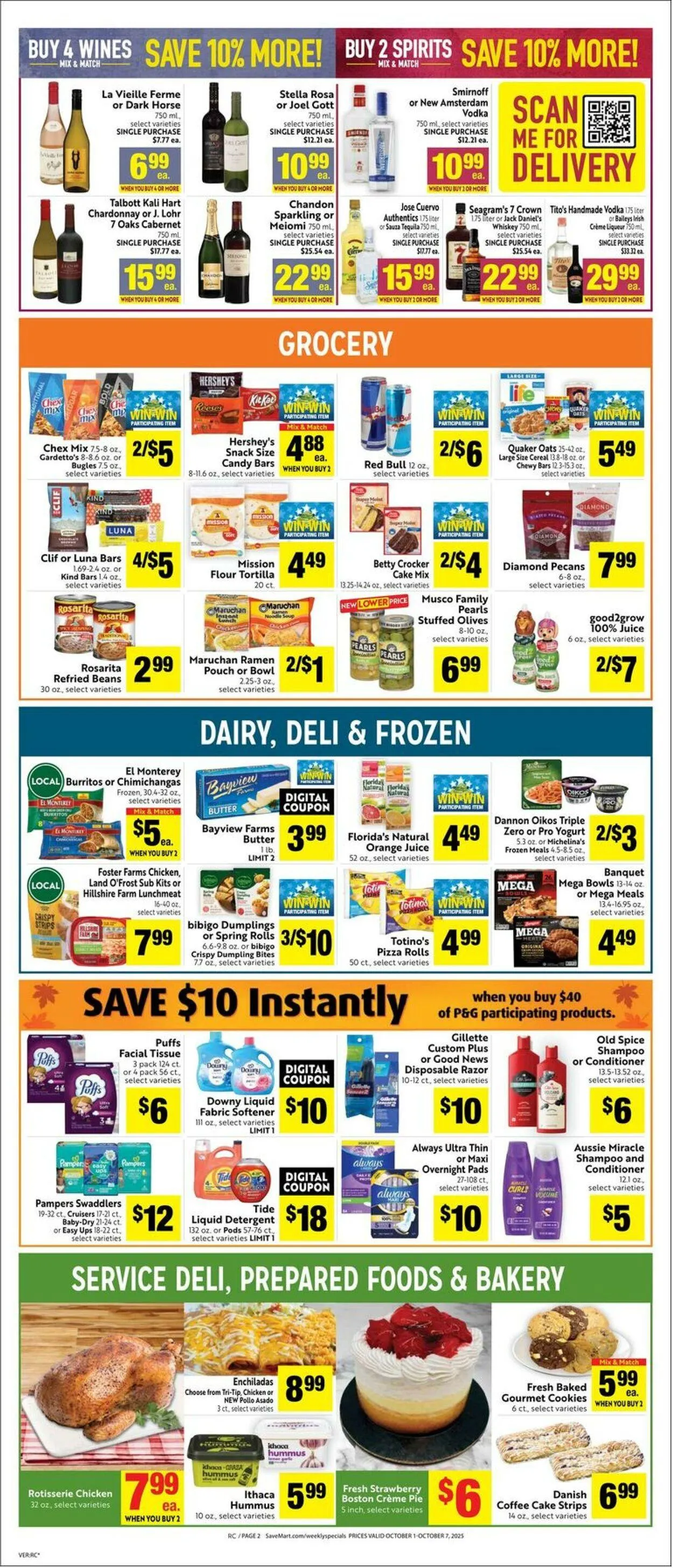 Weekly ad Save Mart Current weekly ad from October 1 to October 7 2025 - Page 2