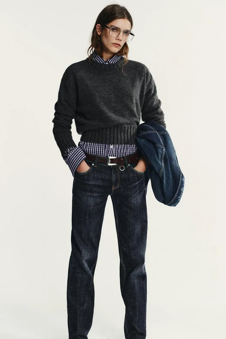 RIB KNIT SWEATER