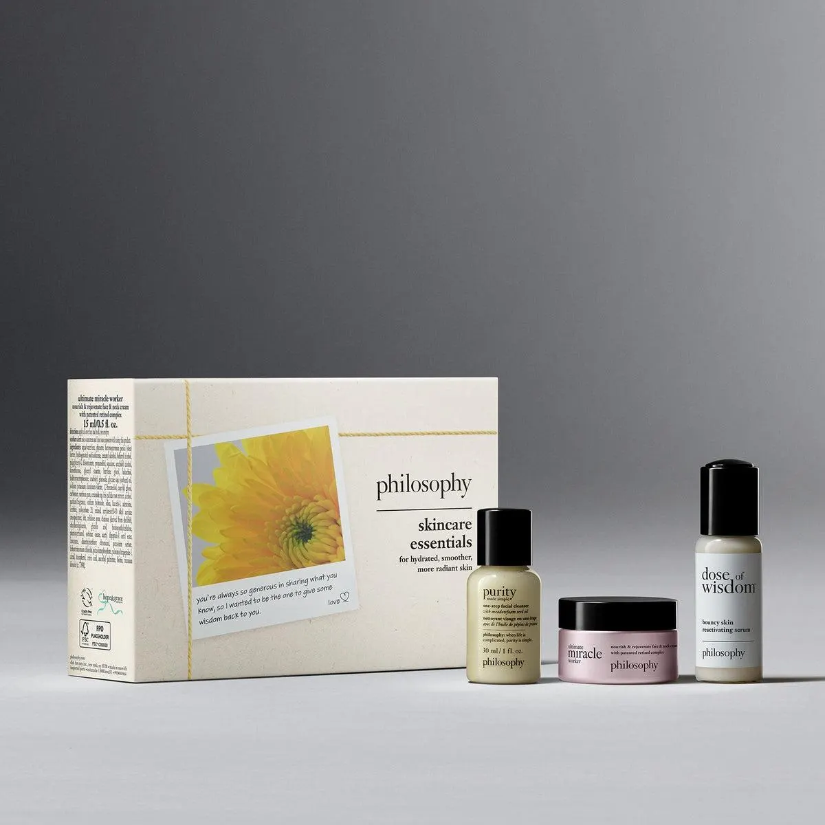 skincare essentials mother's day gift set