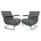 Set of Bauhaus S 411 Chairs from Thonet, 1940s