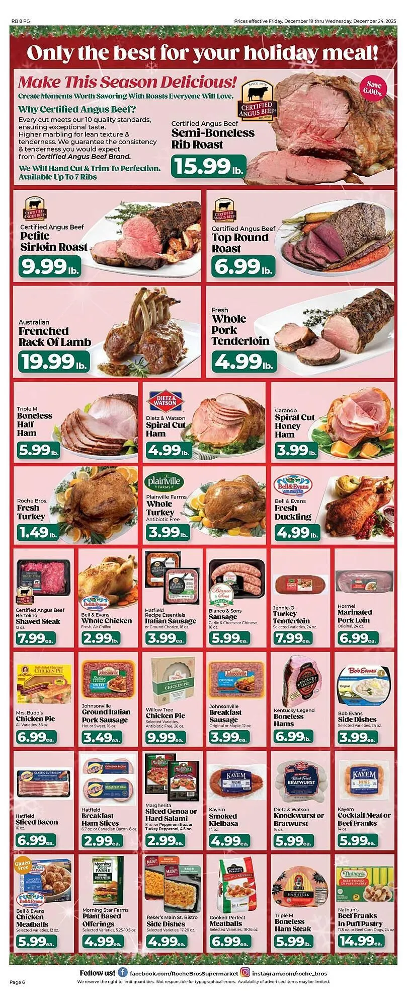 Weekly ad Roche Bros weekly ad from December 19 to December 24 2025 - Page 6