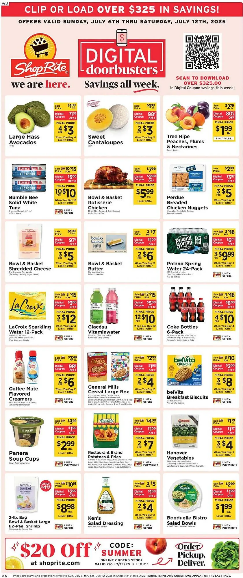 Weekly ad ShopRite Weekly Ad from July 3 to July 13 2025 - Page 1
