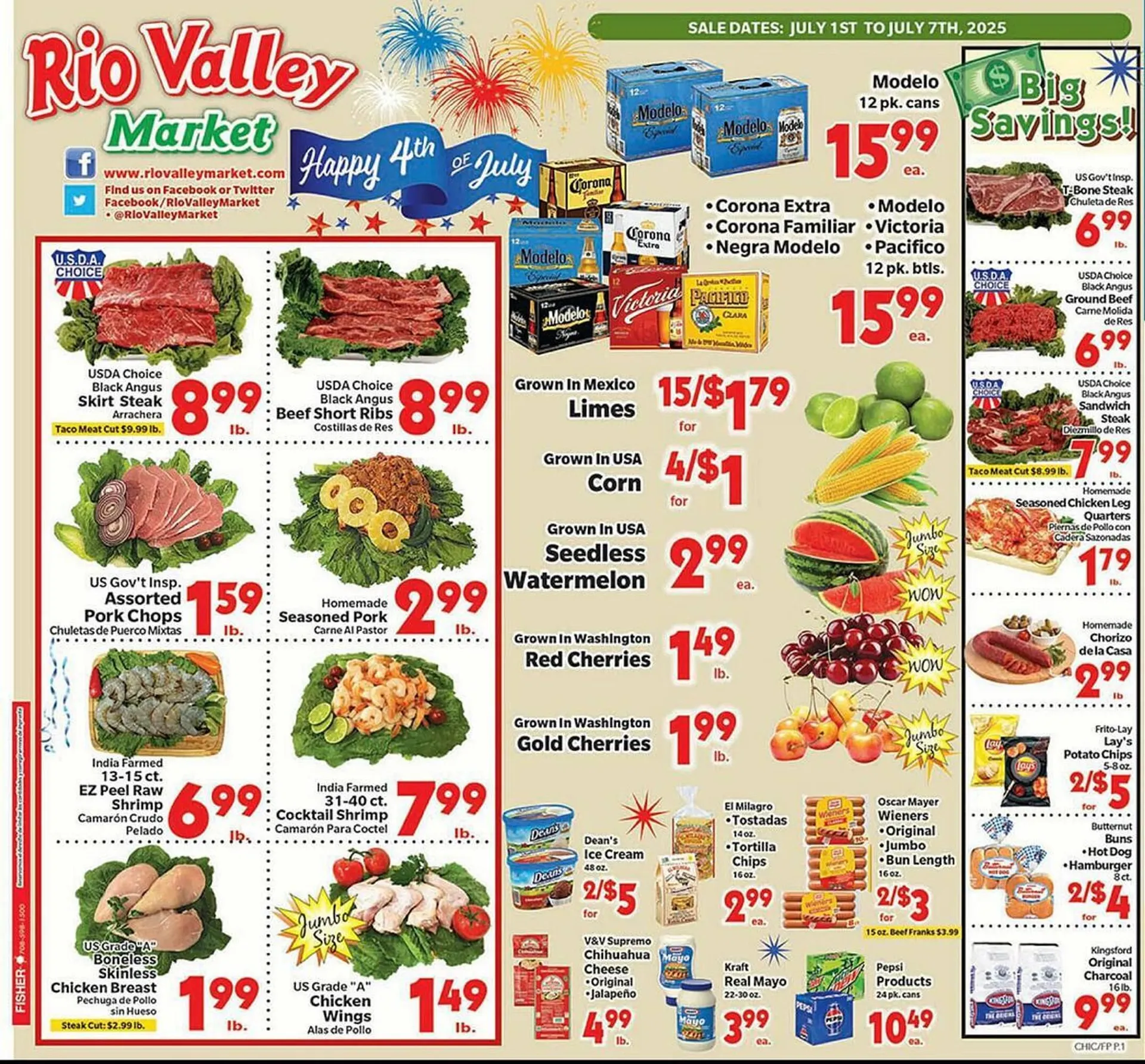 Rio Valley Market Weekly Ad - 1