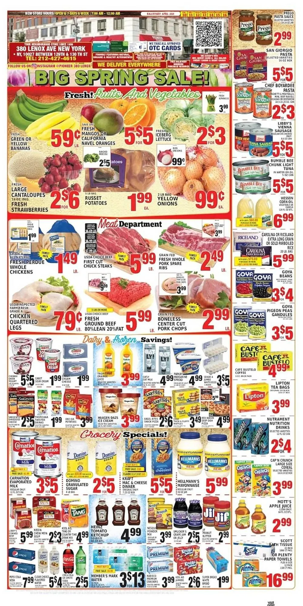 Weekly ad Pioneer Supermarkets weekly ad from April 10 to April 16 2026 - Page 1
