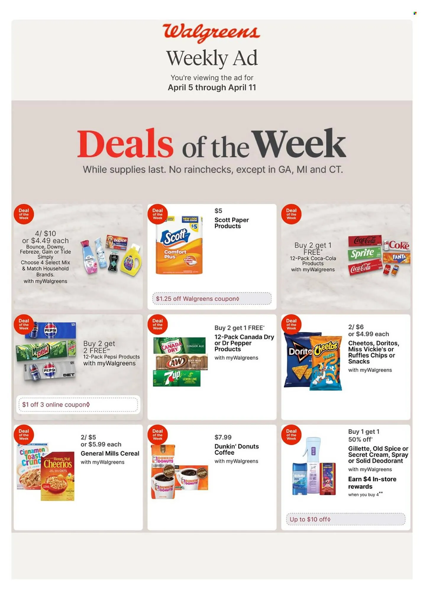 Weekly ad Walgreens weekly ad from April 5 to April 11 2026 - Page 1
